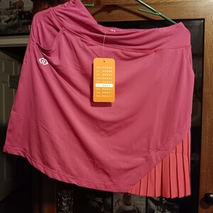 Women's Pink Golf Skort